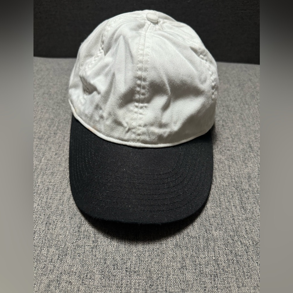 J. CREW HAT - white and black hat
